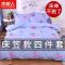 床笠四件套床上用品床笠款三件套被套床单全包防滑床套床罩