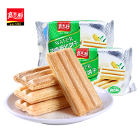 嘉士利麻香味花卷威化夹心饼干54g*3包点心休闲零食品