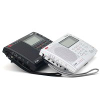 德生收音机 PL-660全波段数字调谐立体声钟控充电收音机 黑色