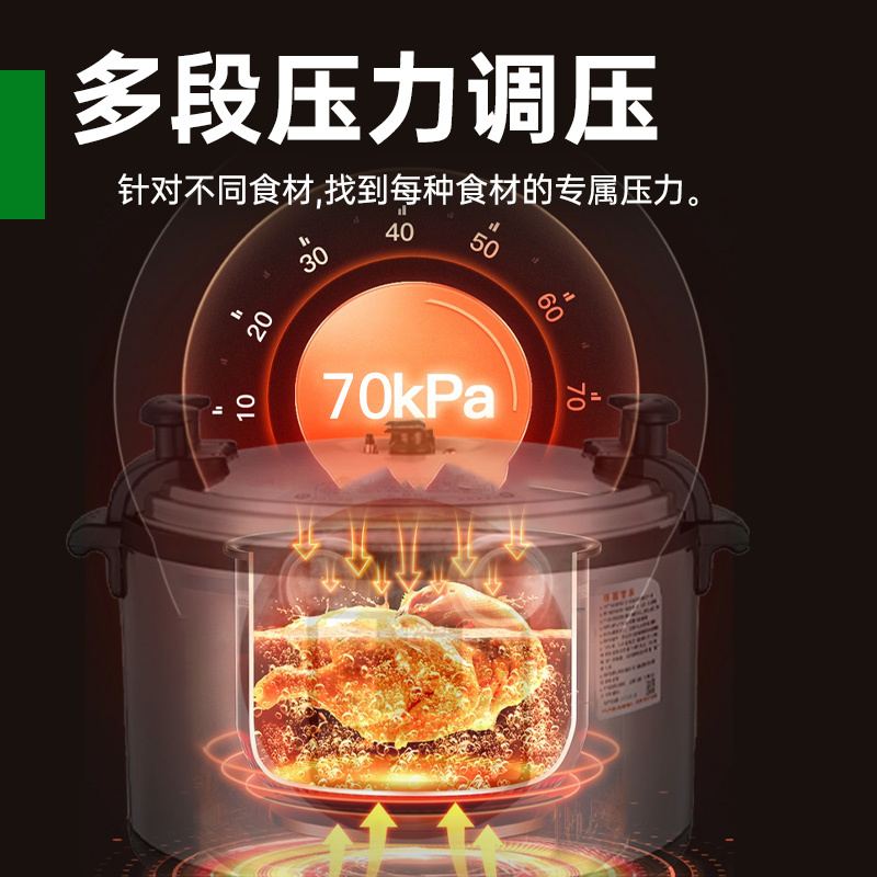 意黛斯 商用电压力锅 特大号电饭煲煲汤锅 大容量40L酒店食堂饭店酒楼 预约定时多功能高压电饭锅 CY400-500