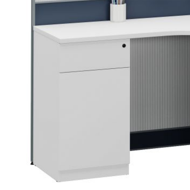 臻远ZYGW-033屏风工作卡位职员桌办公桌 F型双人位高清大图