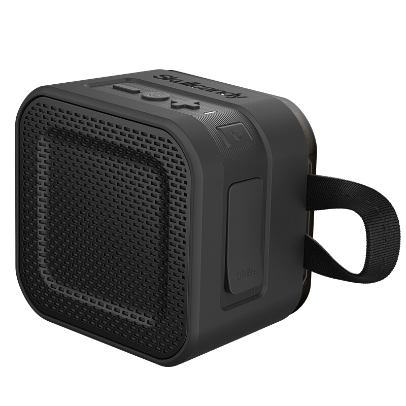 骷髅头(Skullcandy)BARRICADE MINI S7PBW-J582迷你便携防水蓝牙音箱音响 黑色