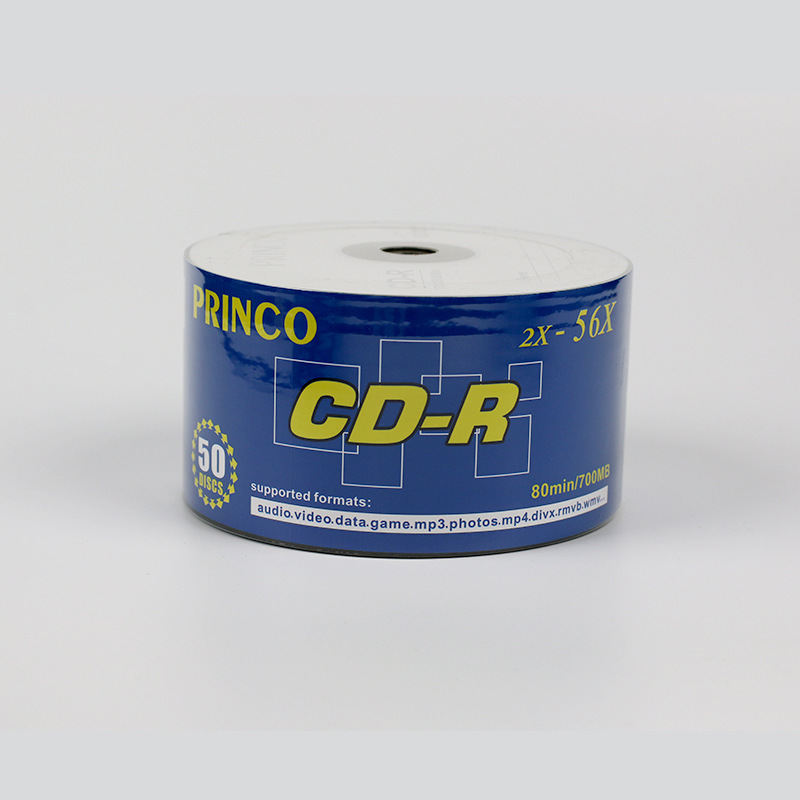 小窝厘 RONC可打印700MB空白光盘系统驱动刻录cd-r 50片/盒高清大图