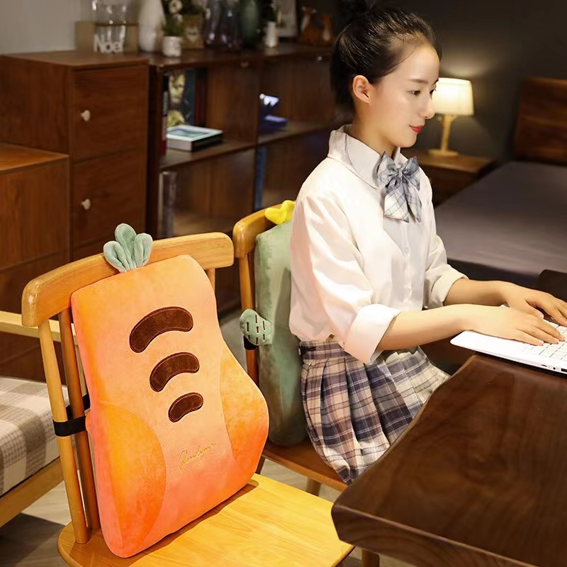 暖小姐办公室座椅靠枕腰靠腰垫久坐靠垫腰枕靠背垫办公椅子护腰沙发抱枕