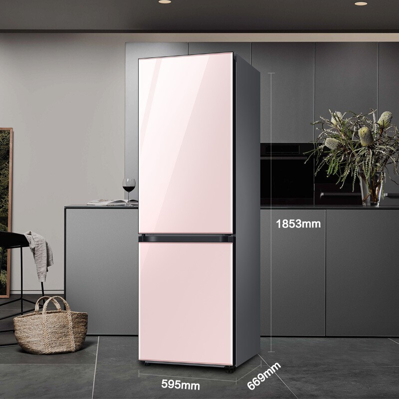 三星(SAMSUNG)RB33R300441/SC 333升BESPOKE DIY自由组合玻璃面板智能冰箱高清大图