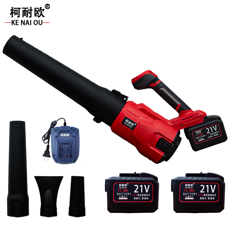 柯耐欧 工业无刷锂电鼓风机暴风机吹雪机 21V12AH 套高清大图