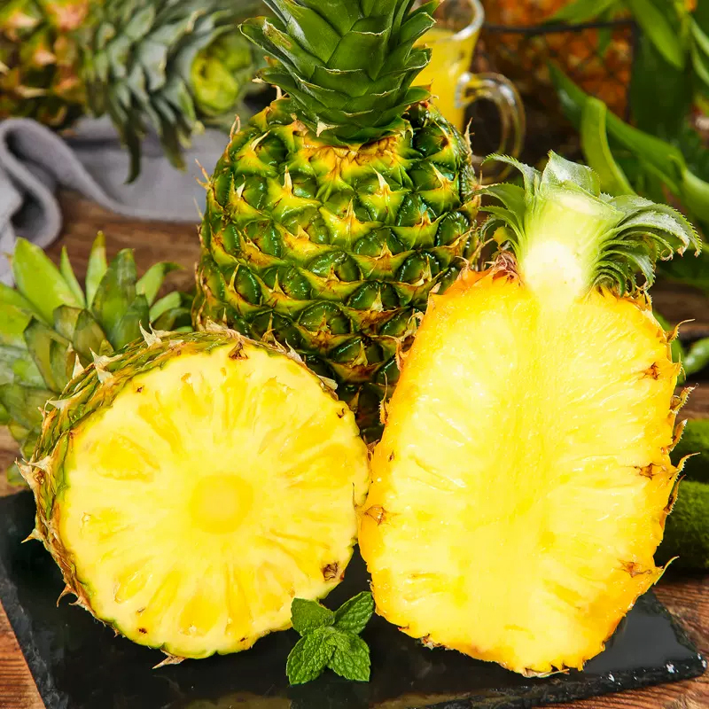 苏鲜生顺丰快递菲律宾进口菠萝酸甜多汁超甜时令净重233斤1个大果口感