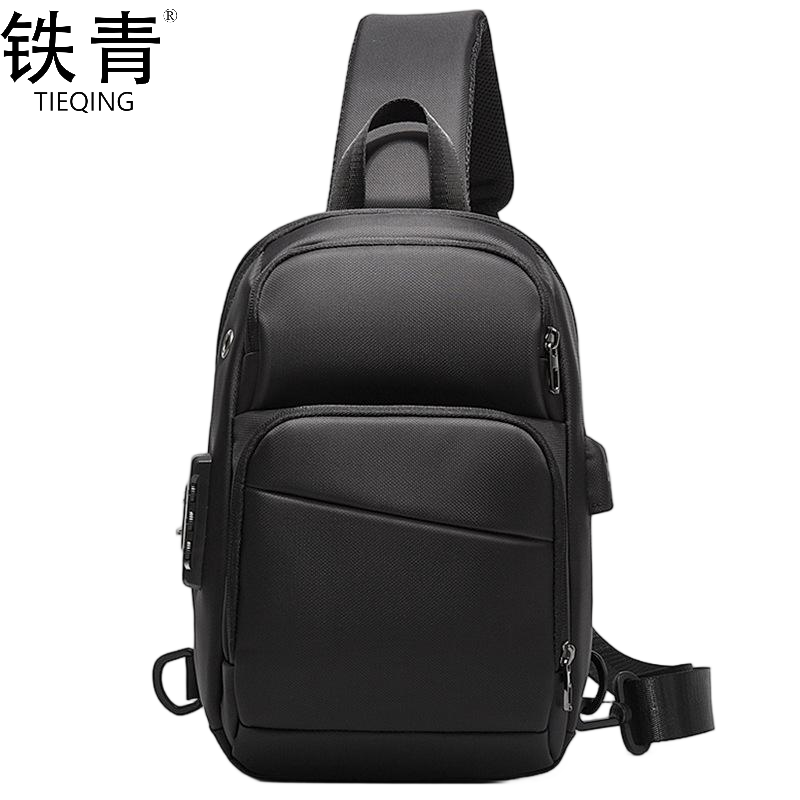 铁青 防水斜挎包S49 个高清大图