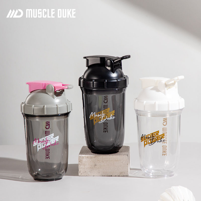 摇摇杯健身蛋白质粉摇杯水杯运动冲泡耐摔食品级杯子-胶囊杯白色/4208