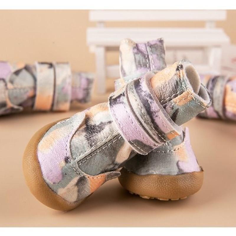 狗狗鞋子泰迪狗鞋宠物鞋小狗鞋不掉防雨鞋四季鞋1041灰色1号视频