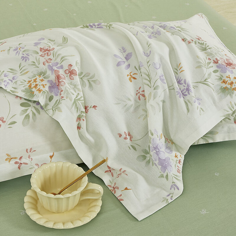 天琴浮光花屿-纯棉佳品套件TQ-T177床单230*250cm被罩200*230cm枕套48*74cm*2(单位:套)高清大图