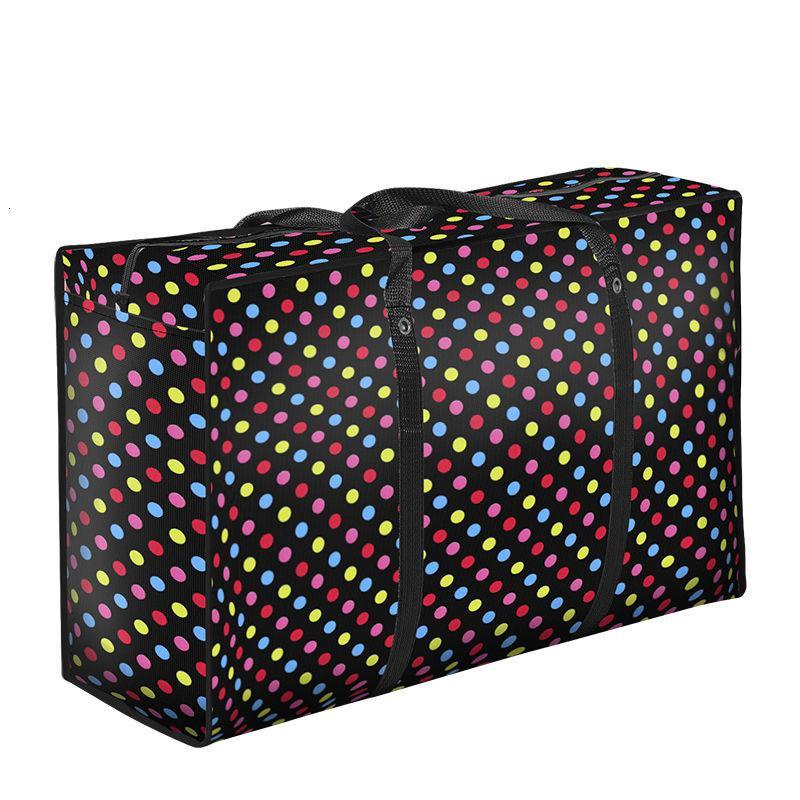 女生行李袋手提大容量超大编织塑料搬家袋搬家旅游包收纳包轻便耐彩色