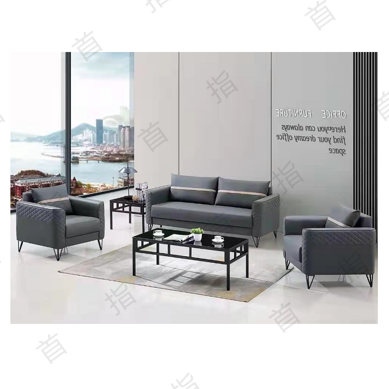 首指（SZ）办公沙发/接待沙发/1+1+3/SZ-0005高清大图