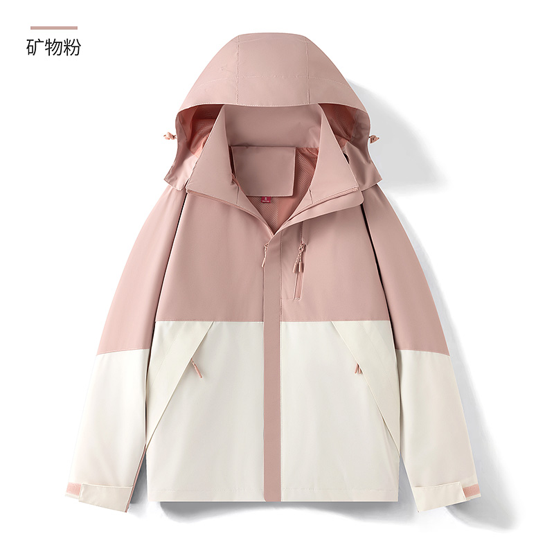 户外风衣YR9518 L 矿物粉（女款）