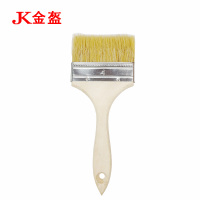 金盔纯猪鬃毛油漆刷毛刷4寸/把