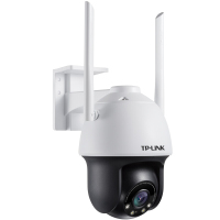 TP-LINK 无线监控摄像头 300万高清全彩室外防水云台球机 TL-IPC633-A4 智能安防摄像机[无电源]