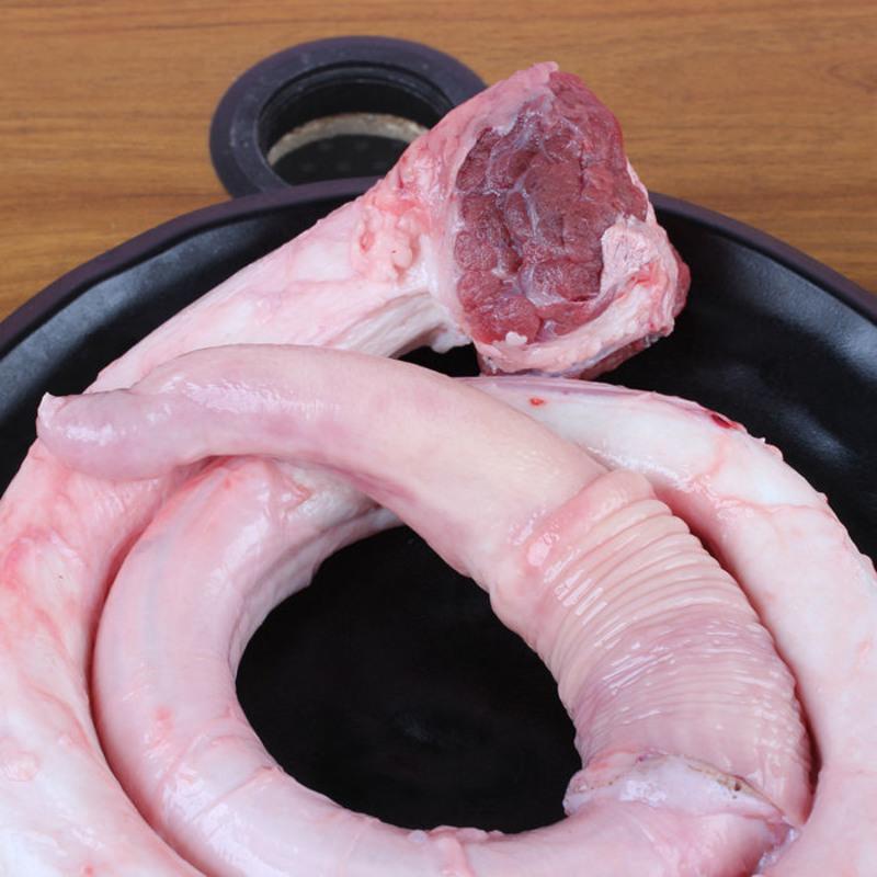 赛卡伊 [顺丰 保密发货]牛肉新鲜牛鞭整只全套牛三宝特大男用牛蛋 精修牛宝2斤 顺丰送秘制料包