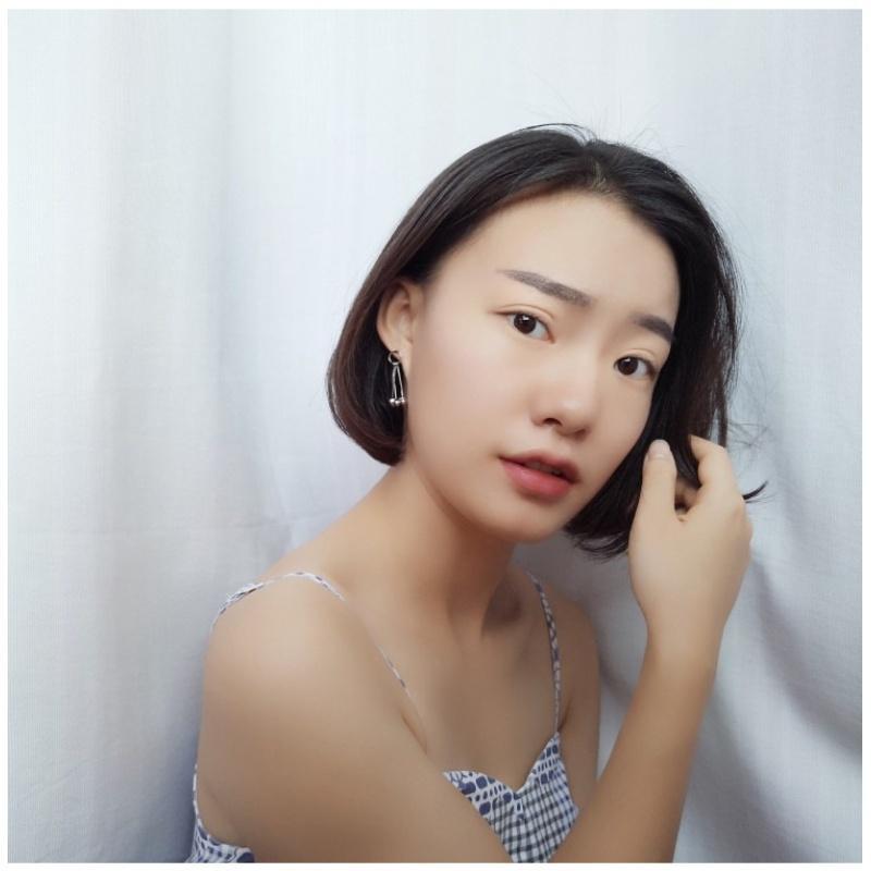 小麦穗创意造型小串珠摆动活泼灵气耳环女气质韩国简约耳钉送女朋友七夕情人节礼物