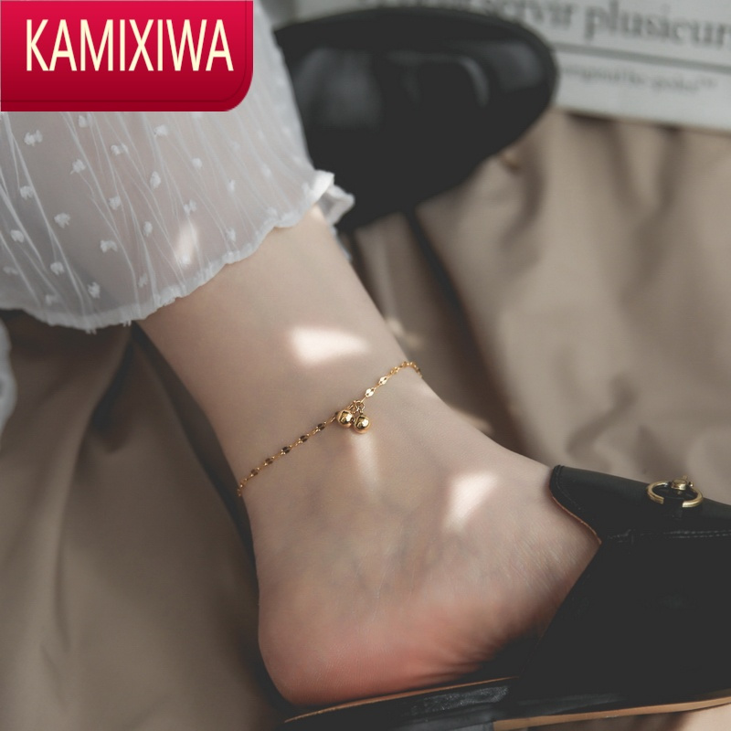 kamixiwa不掉色2022新款小球满天星脚链女ins森系简约小众高级感网红