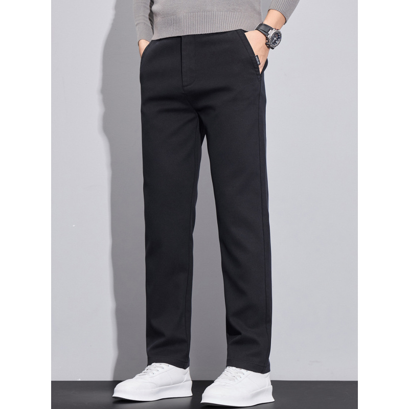 简约舒适休闲风男士 jean长裤秋季新款轻奢 弹力修身莱赛尔裤子潮