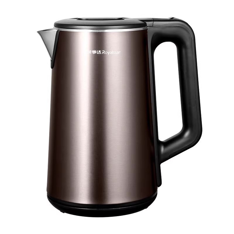 荣事达royalstar电热水壶gs18a51家用烧开水壶304不锈钢烧水壶自动