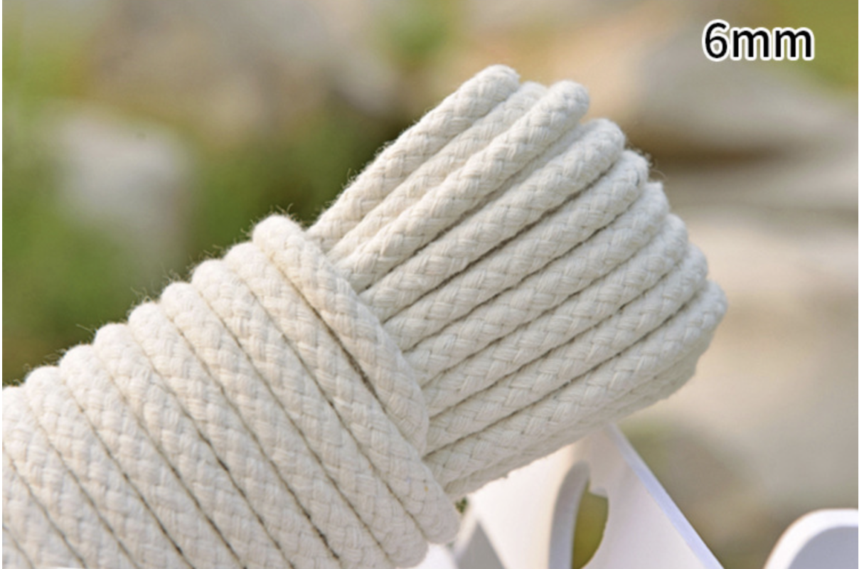 德力彩 绳子 包芯棉绳 6mm 米高清大图