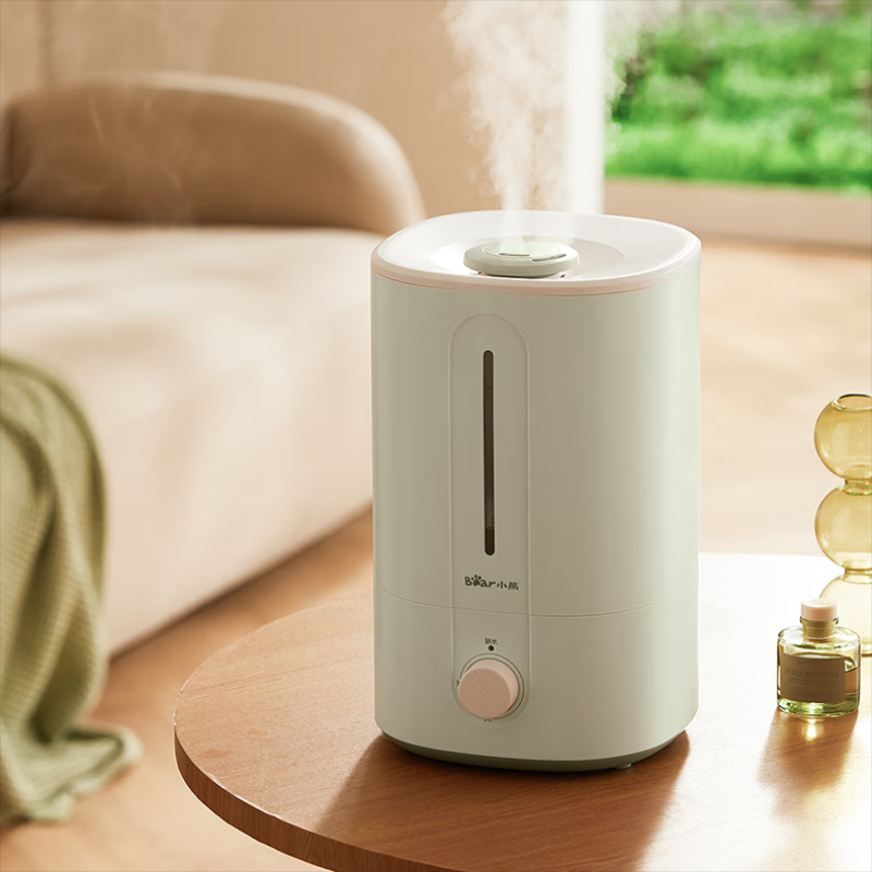 小熊(bear) 加湿器 JSQ-F50Q2 家庭办公室桌面加湿器母婴专用空气净化加湿器小型轻音控湿抑菌加湿器喷雾