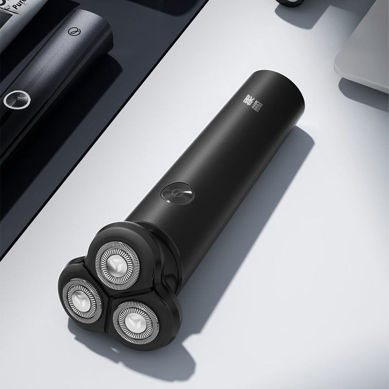 映趣电动剃须充电式三刀头暗夜黑普通装Blackstone 7/个