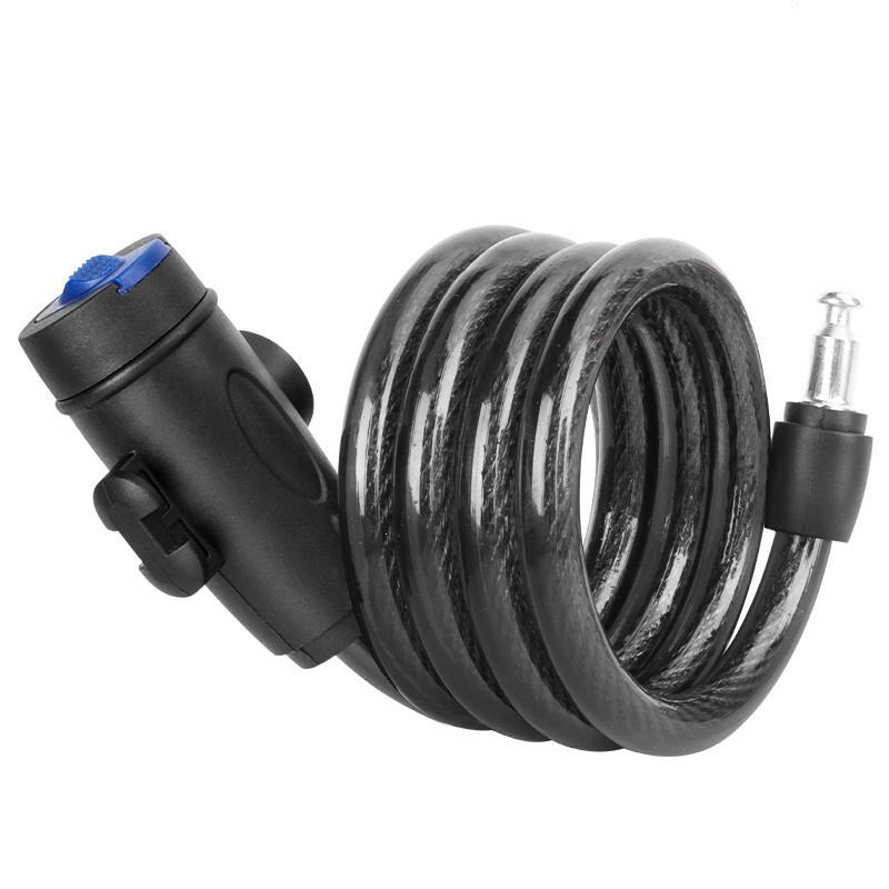 锁闪电客单车锁密码防盗钥匙锁公路山地车钢缆钢丝锁电动车锁软锁