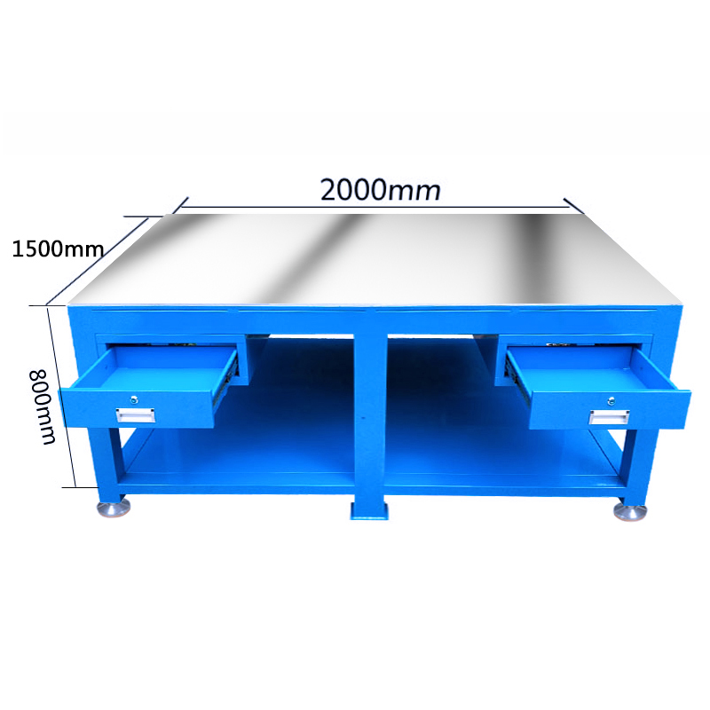 豫仲迈 重型钳工工作实训操作台2000*1500*800mm四抽/张