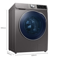 三星（SAMSUNG）WD90N64FOAX/SC 新款9公斤超大容量 洗烘一体 蒸汽 羽绒服洗 多维双驱变频滚筒洗