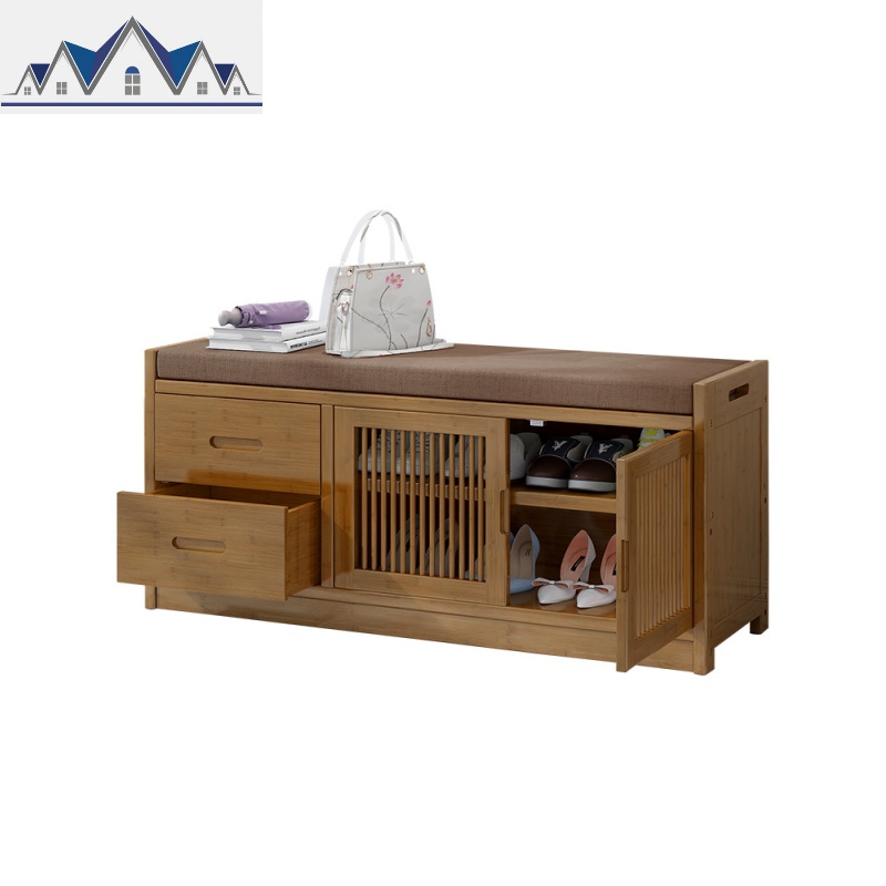 进换鞋凳家用口可坐式穿鞋凳现代简约储物凳玄关鞋凳式鞋柜 三维工匠收纳凳高清大图