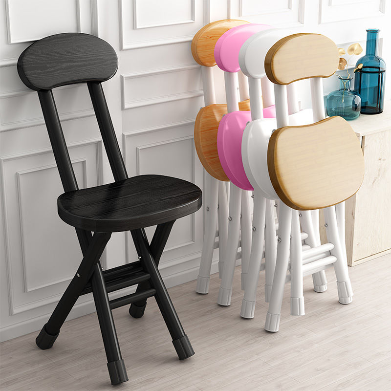 玺晴简易折叠椅子靠背椅学生椅家用餐椅折叠凳子培训椅便携椅宿舍椅子