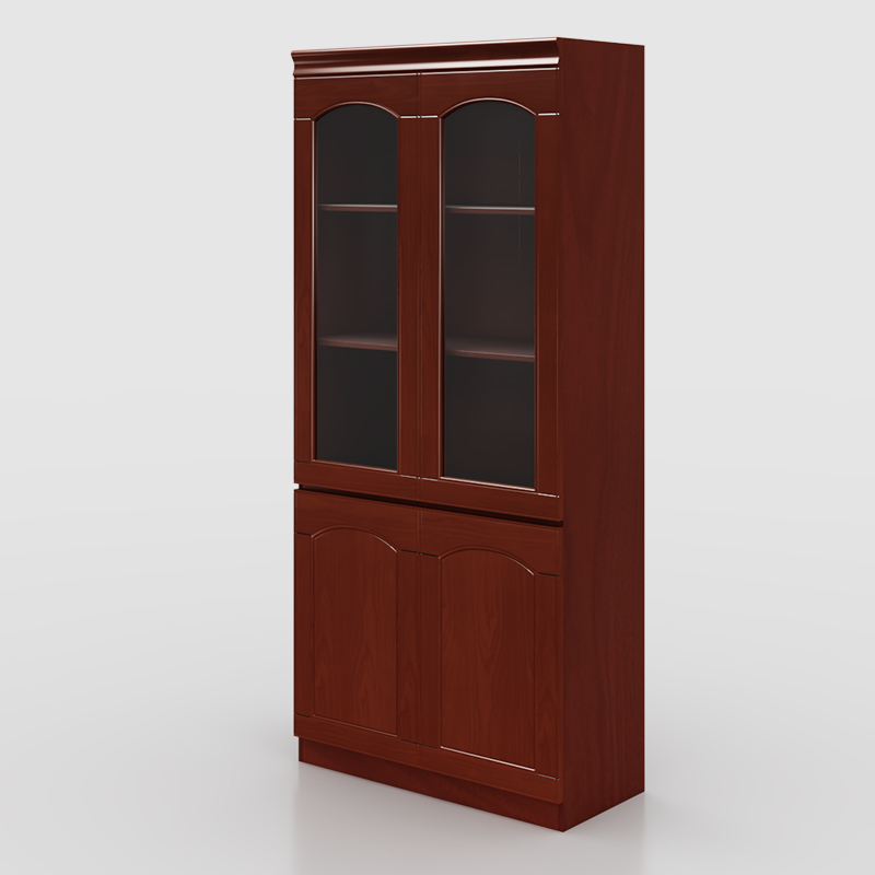 臻远ZY-YGB-02 文件柜油漆贴木皮资料柜书柜高清大图