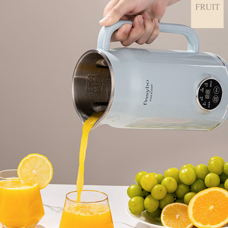 finsybo 豆浆机 F-DJ06A 650mL(冷) 550mL(热)高清大图