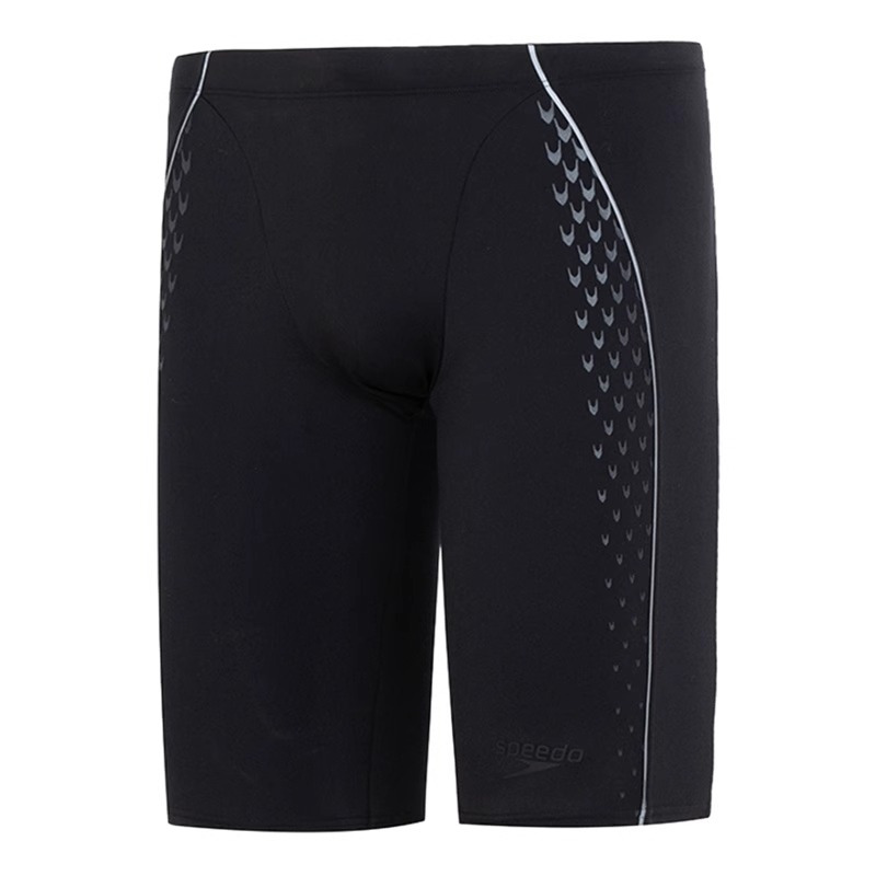 Speedo速比涛男泳裤及膝游泳装备耐氯训练裤