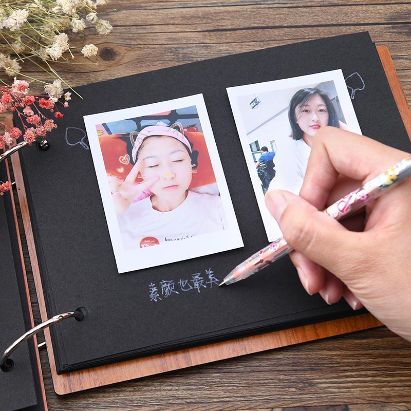 diy手工创意情侣浪漫相册本粘贴式影集纪念册照片定制