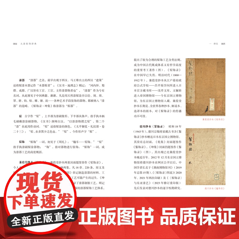 大漆髹饰辞典 非遗 漆艺 长北 陈厚娟 著 540幅高清图片 632个词条 大漆手工艺必备辞典高清大图