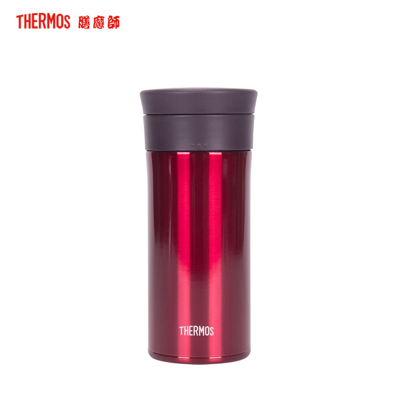 膳魔师不锈钢保温杯TCMA-400BGD 红色 400ML 时尚轻便 /304不锈钢/THERMOS 通用