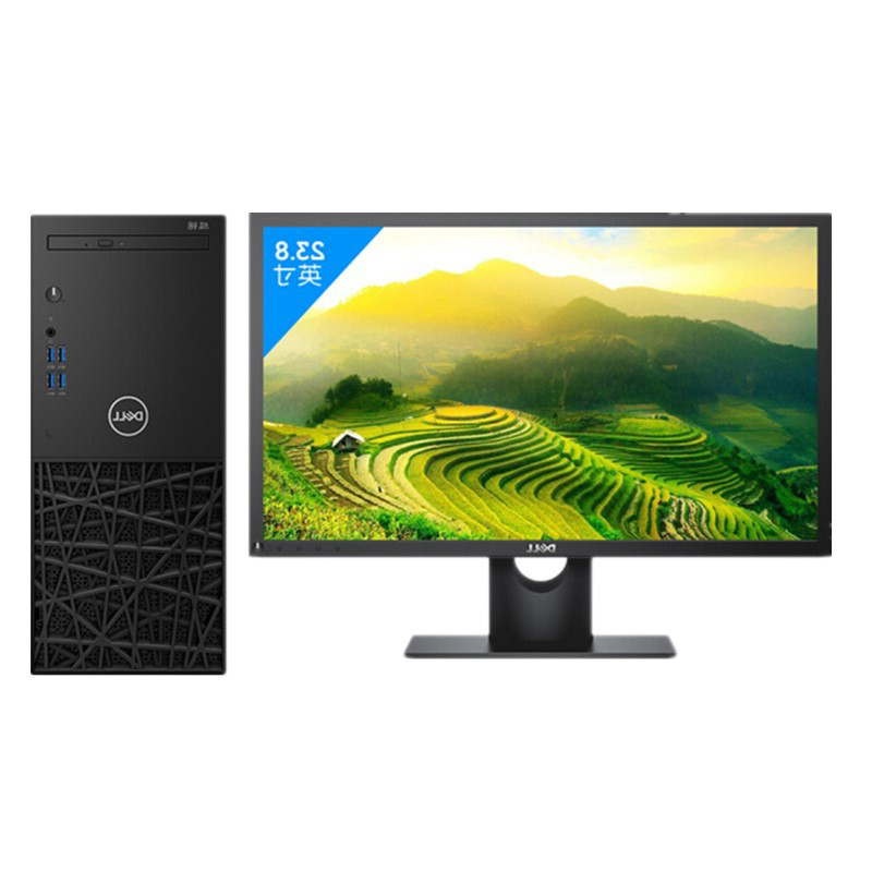 戴尔(DELL) 成铭3991商用台式电脑（ I5-10500 8G 1T 集显 23.5寸显示器