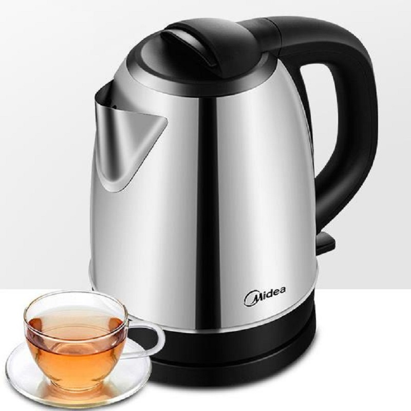 美的(Midea)WSJ1702b 电热水壶 防烫烧水壶