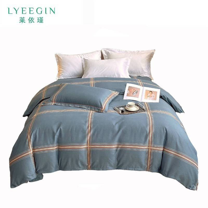 莱依瑾 LYEEGIN 全棉 四件套 180*220cm 套高清大图