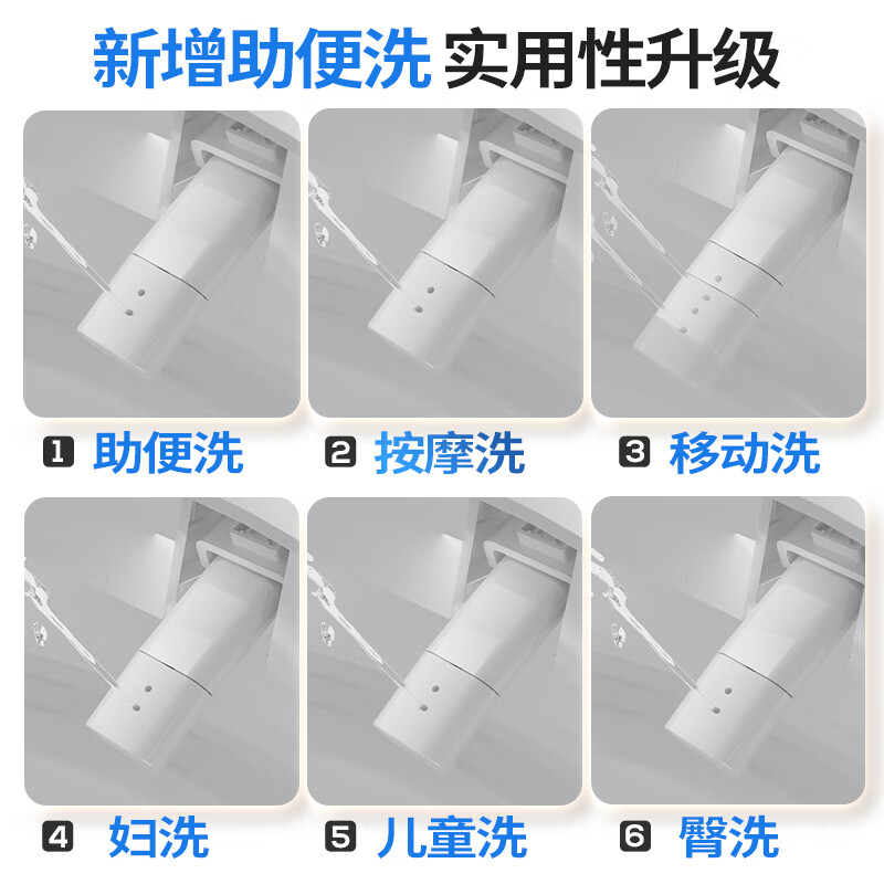 惠达(HUIDA)-ET69/ET69-Pro智能马桶零水压限制紫外线杀菌清洗烘干翻圈翻盖泡沫盾防溅脚踢离座冲水高清大图