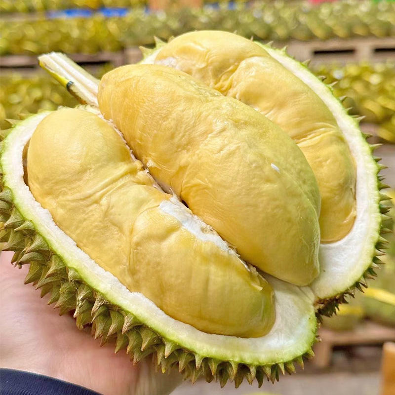 [西沛生鲜]泰国甲仑榴莲 进口榴莲 1-2个装 6-7斤高清大图