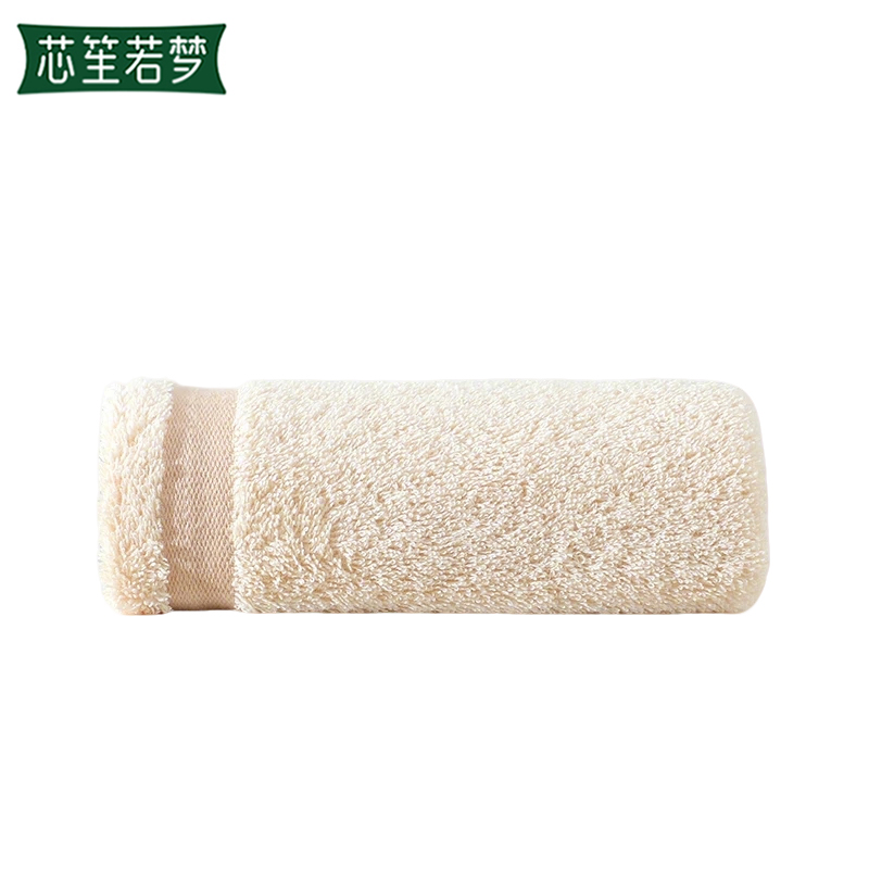 芯笙若梦 毛巾 全棉 34*74cm 100克 条高清大图