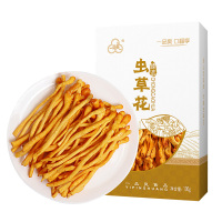 一品爽虫草花100g/盒 蛹虫草 食用菌菇 干货 孢子头 滋补煲汤食材