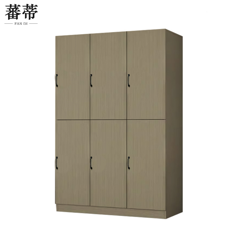 蕃蒂更衣柜六门台