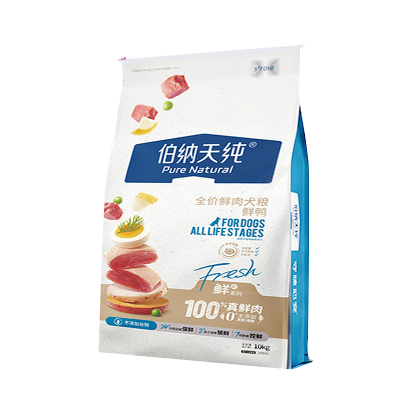 伯纳天纯鲜4系列全价鲜肉犬粮(鲜鸭)10kg