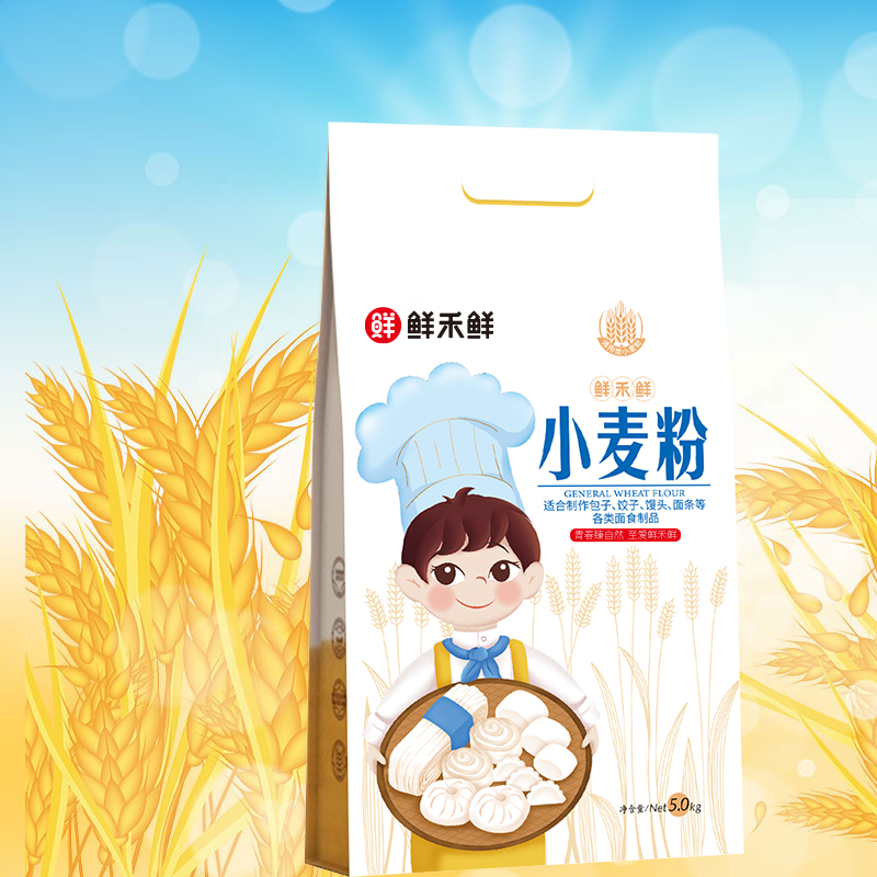 鲜禾鲜小麦粉5kg.高清大图
