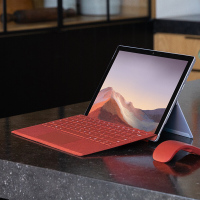 微软(Microsoft)Surface Pro 7 二合一平板电脑笔记本 12.3英寸 第十代酷睿i5-1035G4 8GB 256GB Win10系统 亮铂金轻薄商务办公本